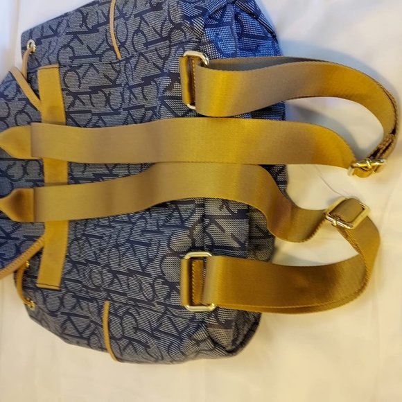 Calvin Klein Navy Blue Drawstring Back Pack main image 9